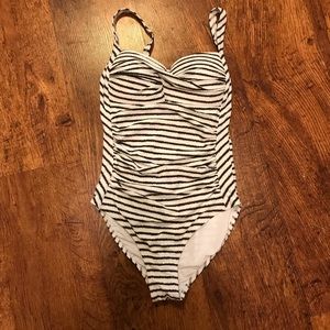 Nip tuck one piece swim suit